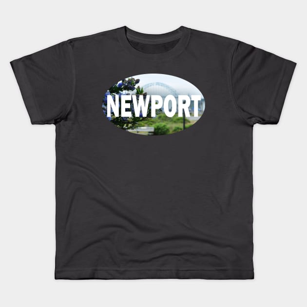 Newport Oregon Kids T-Shirt by stermitkermit